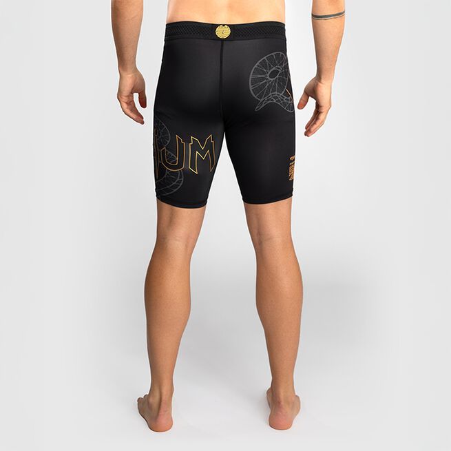 Serpenti Vale Tudo-Shortsit Musta Hopea Kulta