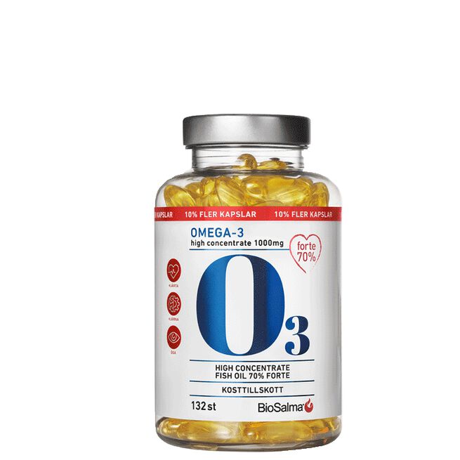 Omega3 Forte 70% 1000 mg 132 kapselia