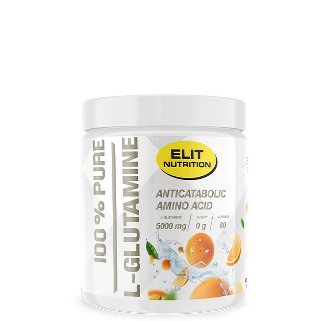 ELIT 100% Pure L-glutamine, 300 g Orange