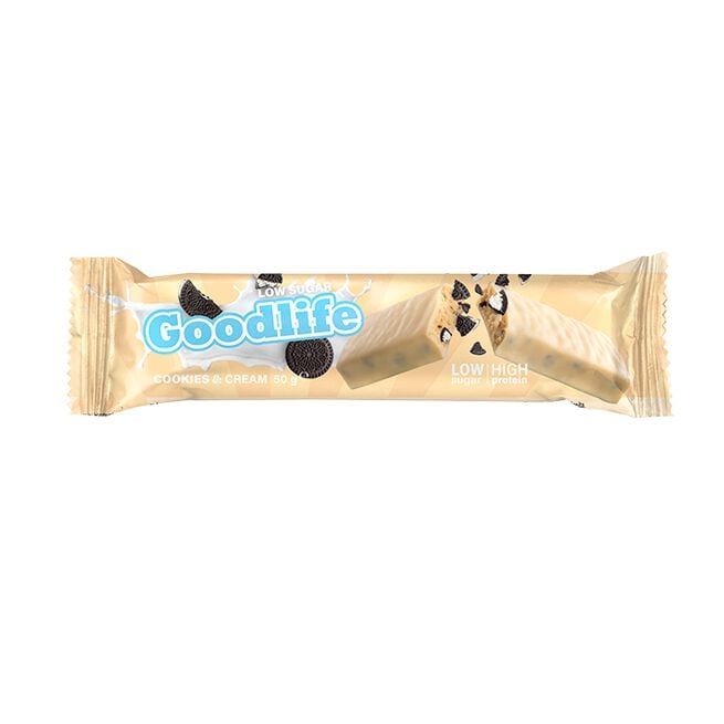 Proteiinipatukka Vähäsokerinen 50 g Cookies & Cream