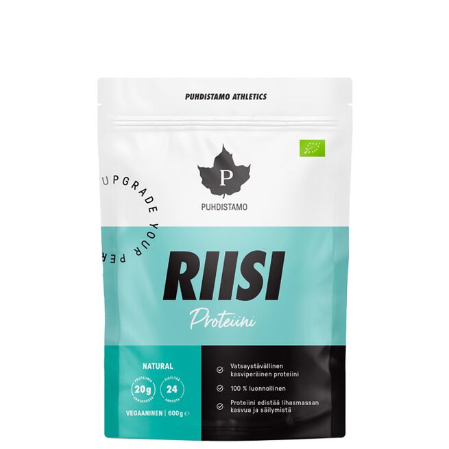 Organic Rice Protein, 600g, Natural Natural