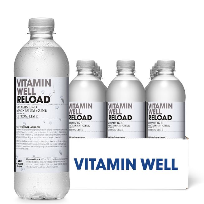 12 x Vitamin Well, 500ml, Reload