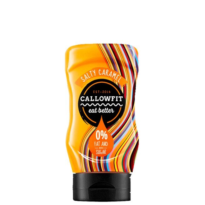 Callowfit vähäkalorinen kastike 300 ml suolainen karamelli Salty Caramel
