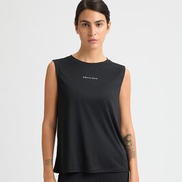 Röhnisch Team Logo Singlet, Black Team Logo Hihaton Paita Musta