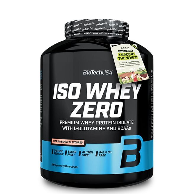 Iso Whey Zero Heraproteiini-isolaatti 1816 g Strawberry