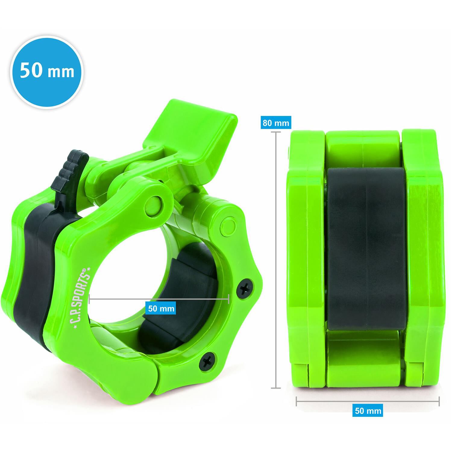 Jaw Lock lukkolukot 50 mm Vihre&auml;  