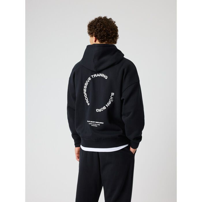 Borg Oversized Huppari Musta