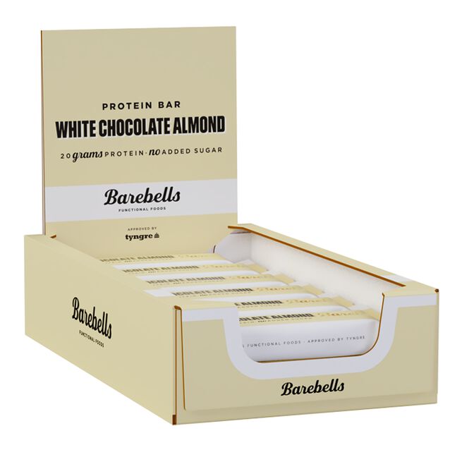 12 x Barebells Protein Bar 55 g White chocolate almond