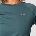 ICANIWILL Define Cropped Adjustable Long Sleeve, Jungle Green