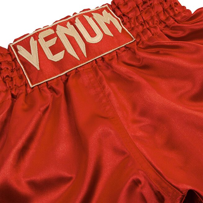 "Classic- Muay Thai -Shortsit, Punainen/Kulta"