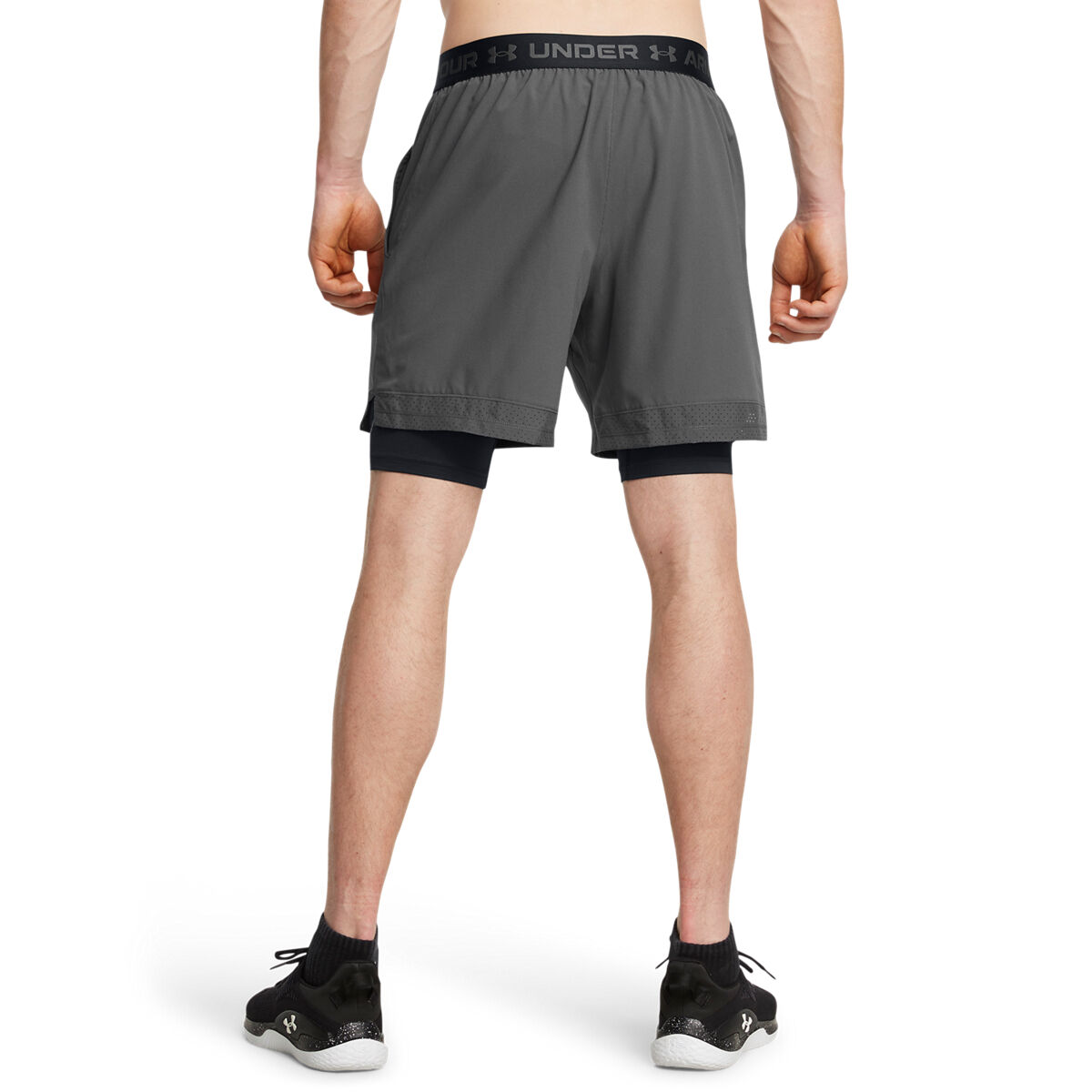 Vanish Woven 2-in-1 Shorts Harmaa