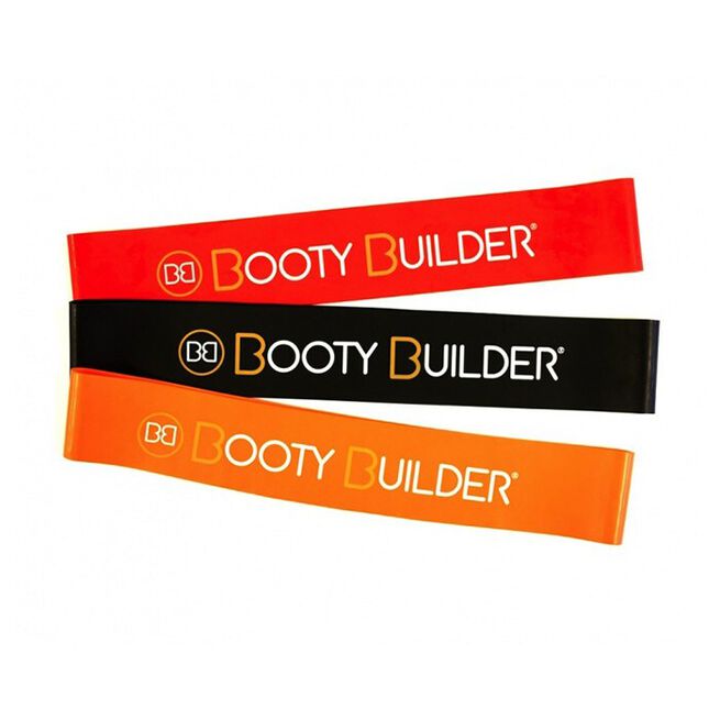 Booty Builder Mini Bands, Black, 3-Pack 