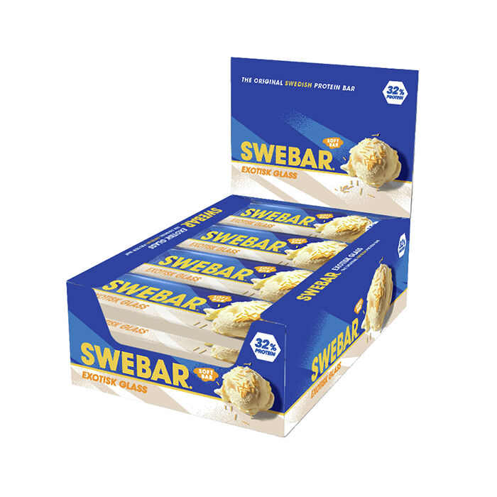 15 x Swebar Proteiinipatukka 55 g Exotic Icecream