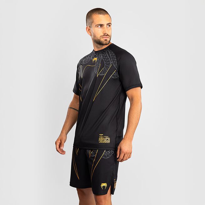 Serpenti Dry Tech T-paita Musta Hopea Kulta