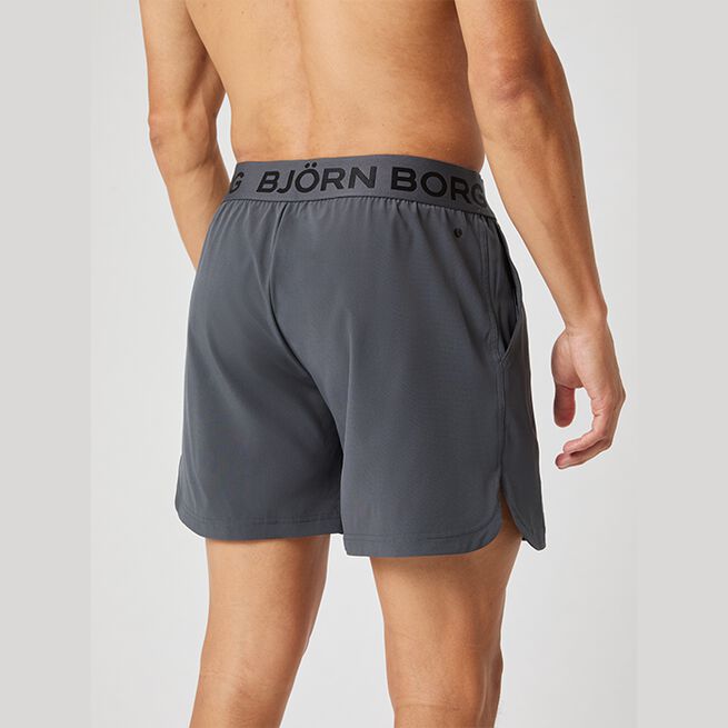 Borg Short Shorts Harmaa
