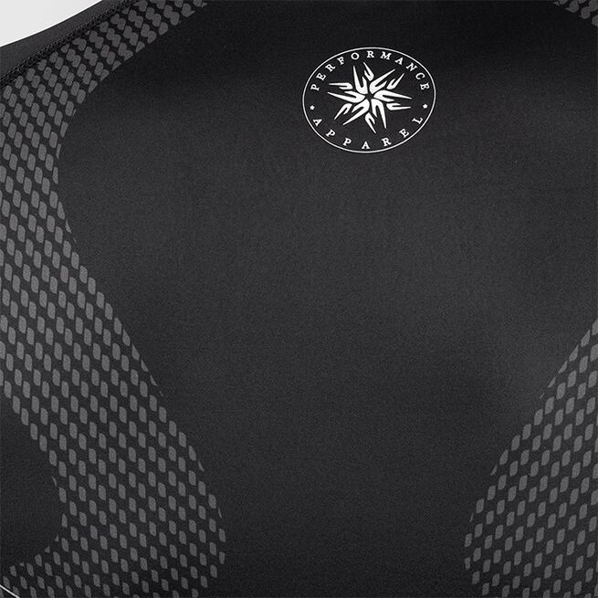 Nexus Rashguard Pitkähihainen Musta Hopea