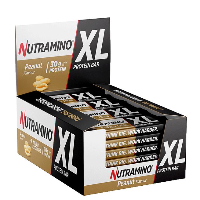 16 x Nutramino XLproteinbar, 82 g, Chocolate & Peanut 