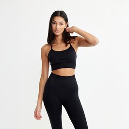 Signature Seamless Bra, Black, XS  Urheiluliivi Musta