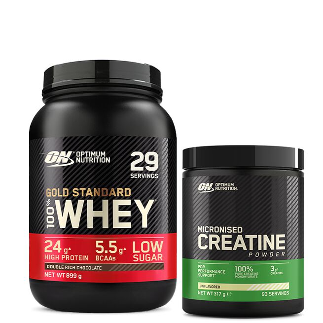 Whey gold Standard 900g + Creatine 300g