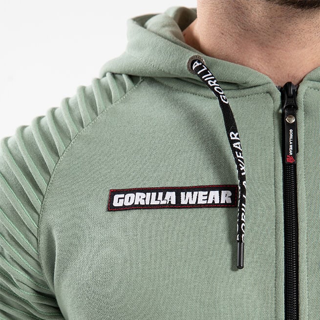 Gorilla Wear Georgia Zipped Hoodie, Green Bay
