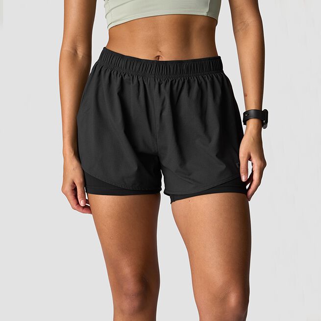 Mirage 2-in-1 Shorts Musta