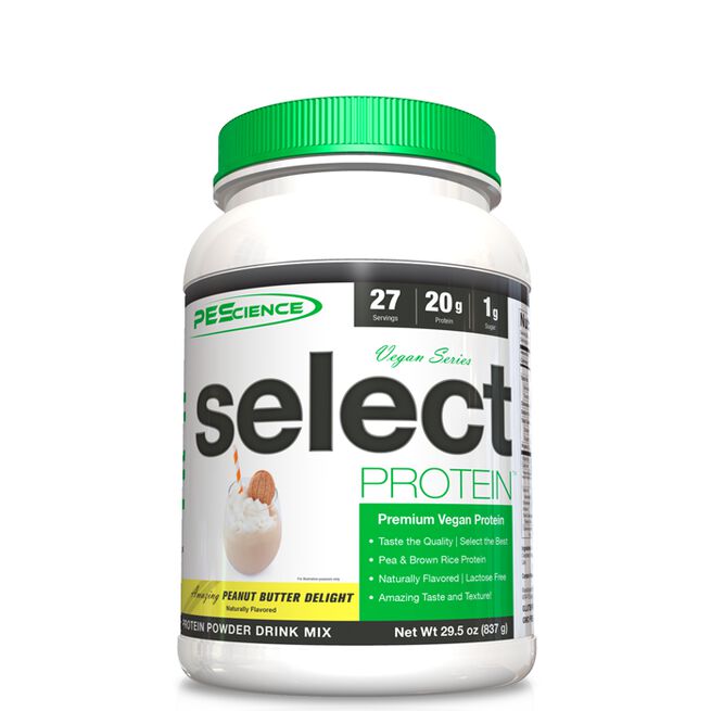 Select Vegaaninen Proteiinijauhe 27 annosta Peanut Butter