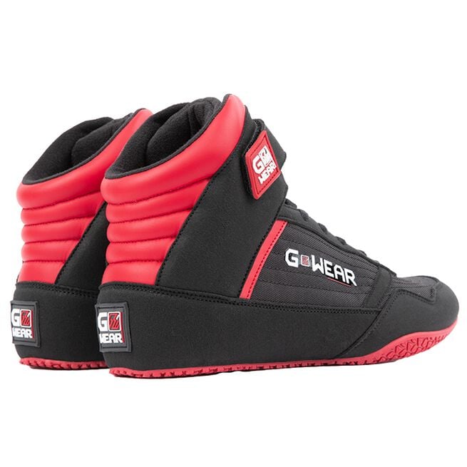 Classic High Tops, black/red