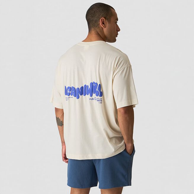 Everyday Oversized T-paita Beige