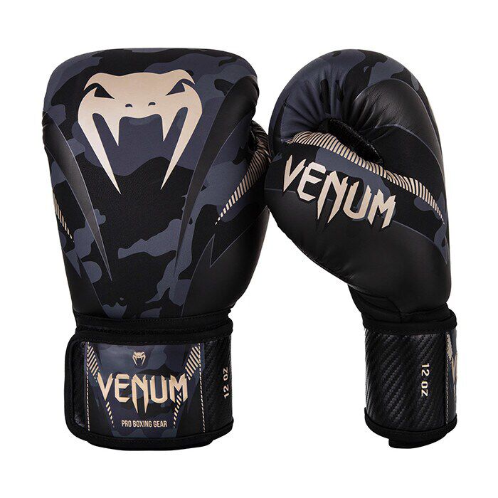 Venum Impact Nyrkkeilyhanskat, Tumma Camo/Hiekka