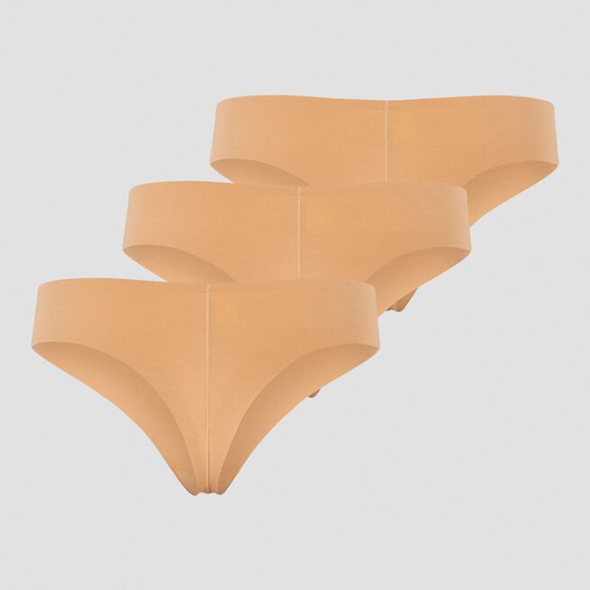 ICANIWILL Soft Thong 3-pack, Almond