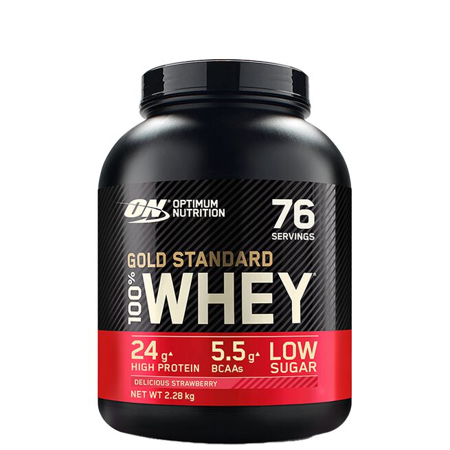 100 % Whey Gold Standard Heraproteiini 2273 g Delicious Strawberry