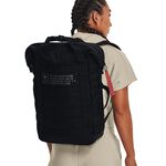 UA Project Rock Box Duffle Backpack, Black/Pitch Gray 