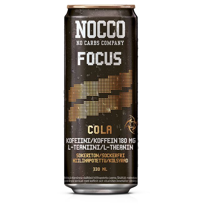 NOCCO Focus, 330 ml, Cola 