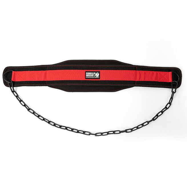  GW Nylon Dip Belt, Black/Red