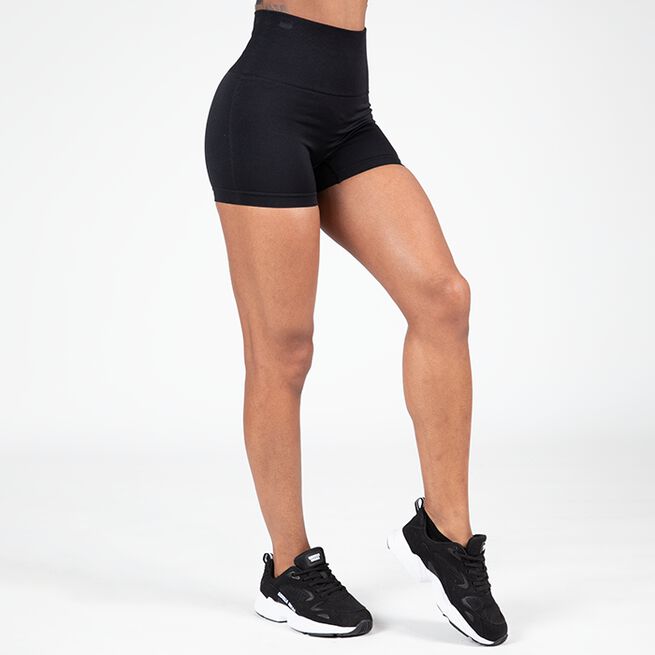Quincy Seamless Shorts, Black