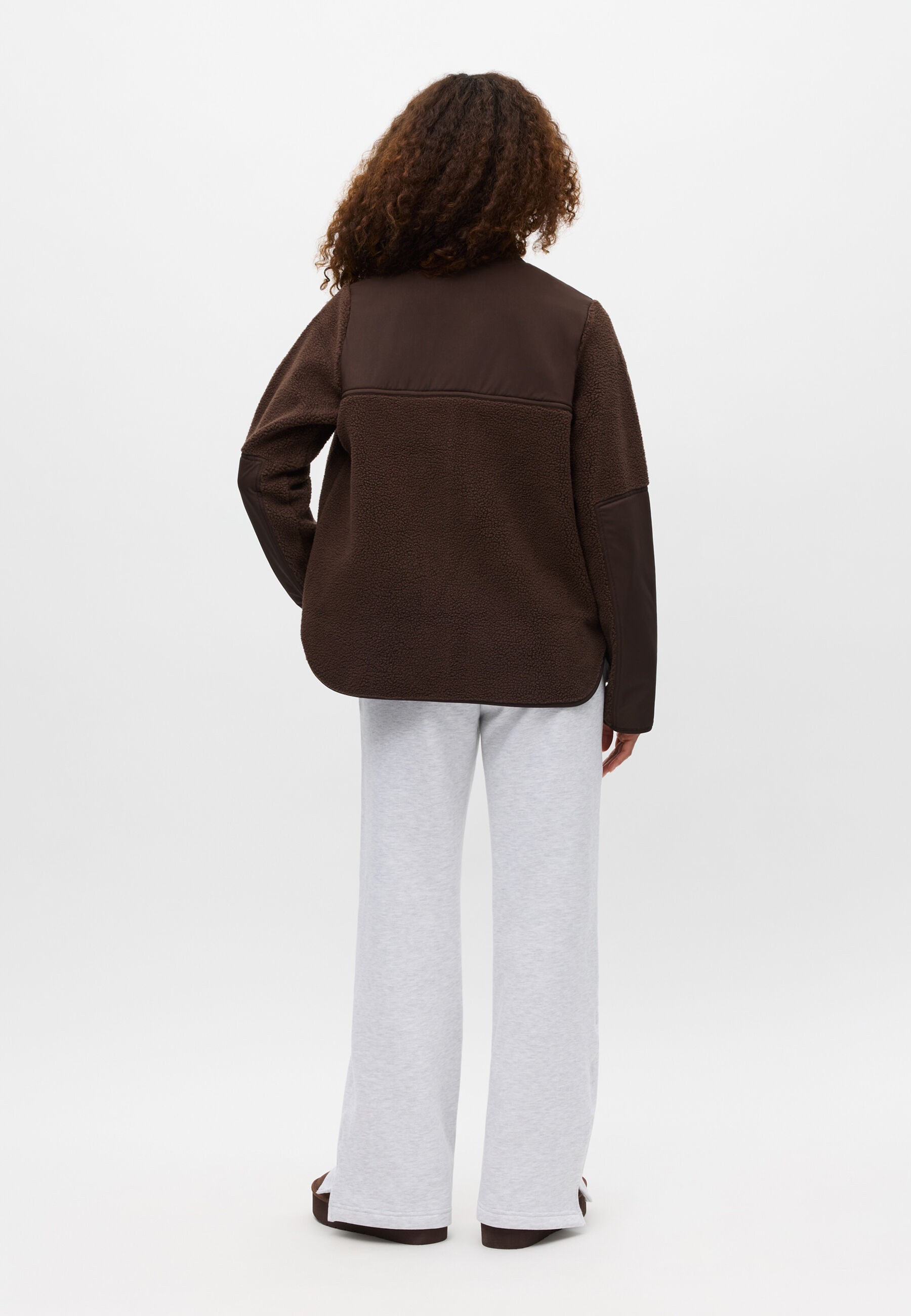 Cloud Pile Jacket Ruskea