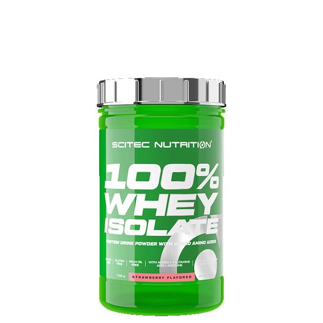 100 % Whey Isolate Heraproteiini 700 g Strawberry