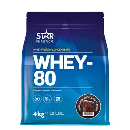 Star Nutrition Whey-80 4kg Whey-80 Heraproteiini 4 kg Double Rich Chocolate