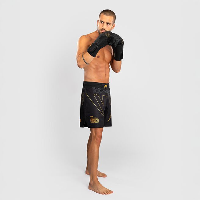 Serpenti Fightshortsit Musta Hopea Kulta