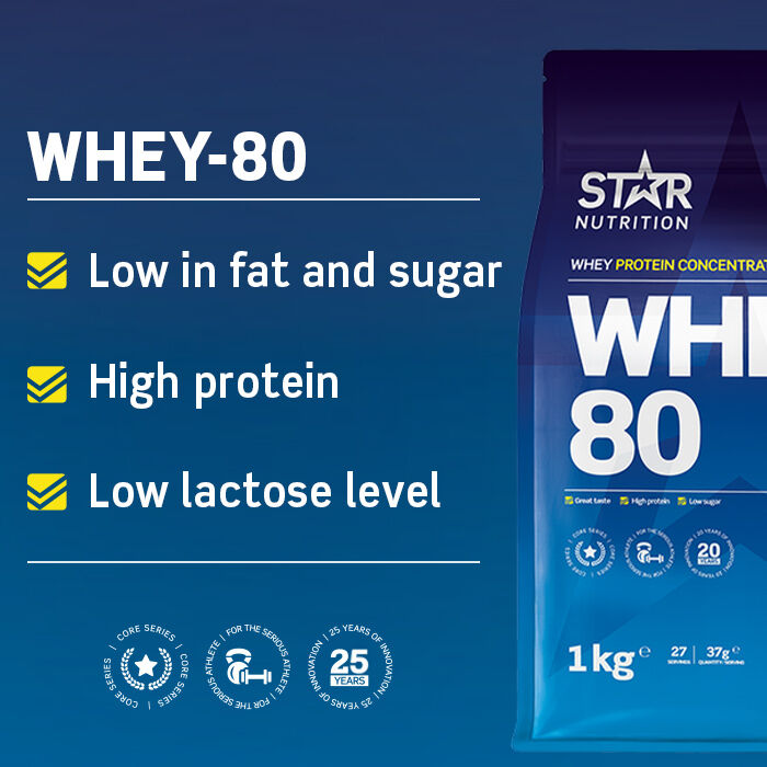 Whey-80 Heraproteiini 1 kg Double Rich Chocolate