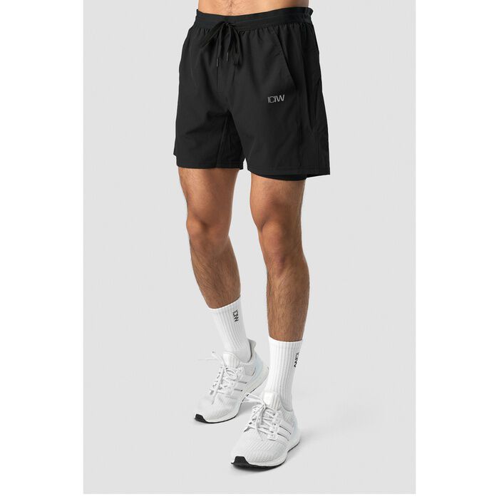 Workout Shorts Musta