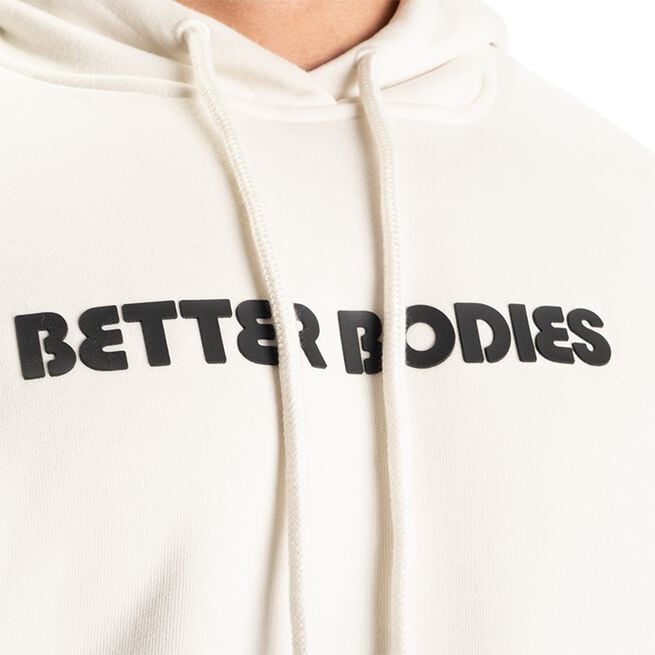 Better Bodies Logo Hoodie V2, Off White