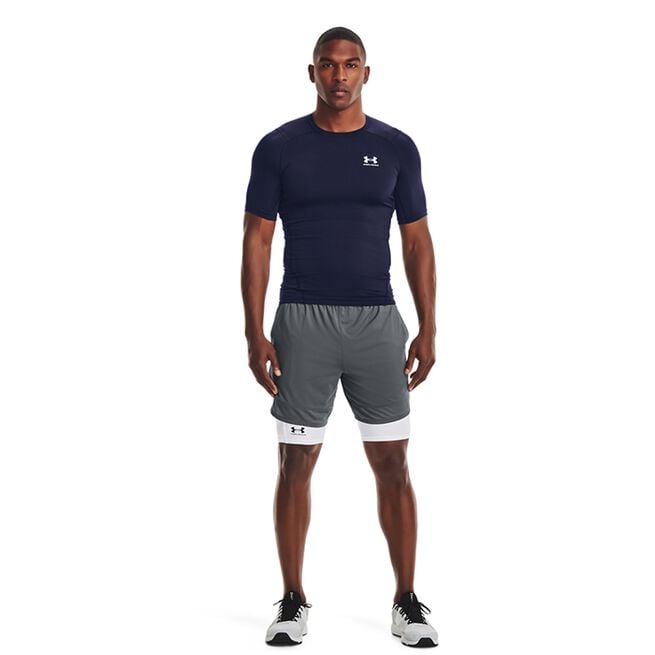 UA HG Armour Comp SS, Midnight Navy