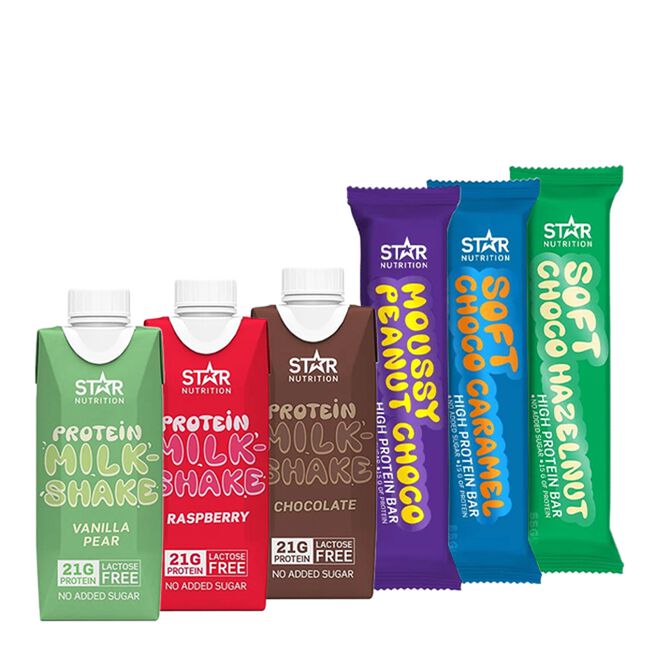 3 x Protein Milkshake + 3 x Bars