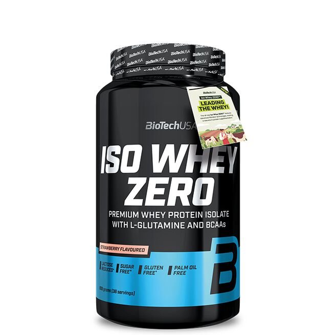 Iso Whey Zero Heraproteiini-isolaatti 908 g Strawberry