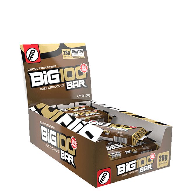 15 x Big 100 Proteiinipatukka 100 g Mørk Sjokolade