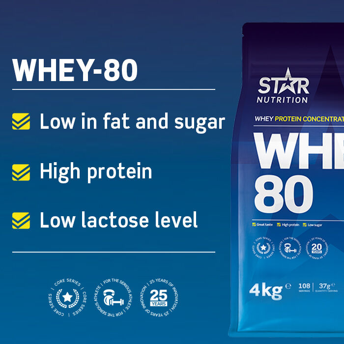 Whey-80 Heraproteiini 4 kg Double Rich Chocolate