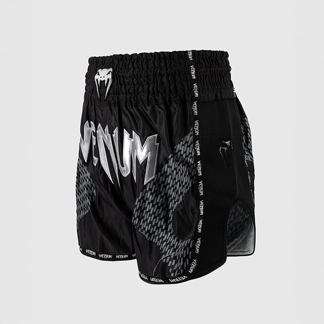 Nexus Muay Thai-Shortsit Musta Hopea