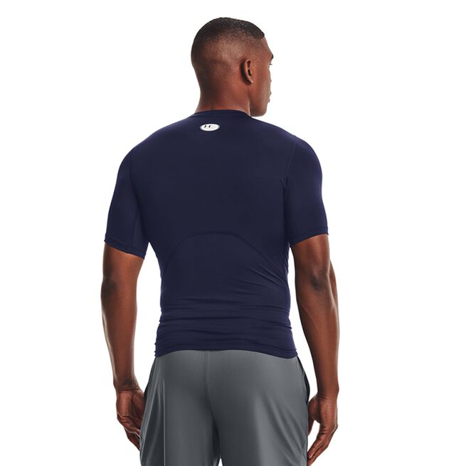 UA HG Armour Comp SS, Midnight Navy