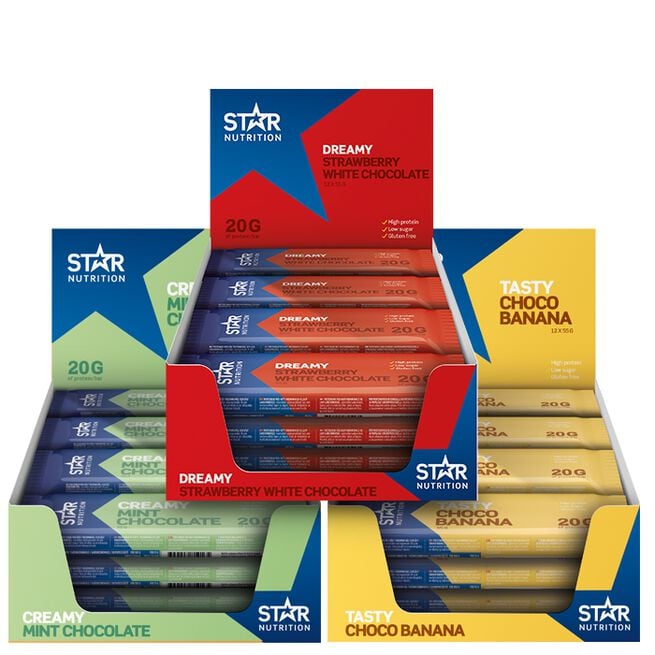 36 x proteiinipatukka 55g
